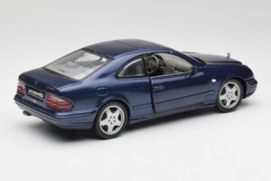 Mercedes CLK 55 AMG C209 Modra Metalik Anson 1:18 30343 Kovina – slika 3 od 8