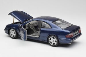 Mercedes CLK 55 AMG C209 Modra Metalik Anson 1:18 30343 Kovina – slika 5 od 8