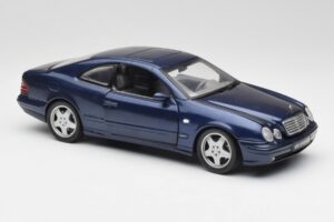 Mercedes CLK 55 AMG C209 Modra Metalik Anson 1:18 30343 Kovina – slika 6 od 8