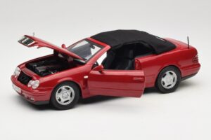 Mercedes CLK A208 Kabriolet Rdeča Anson 1:18 30338 Kovina – slika 2 od 8