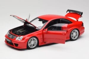 Mercedes CLK DTM AMG C209 Mars Rdeč Kyosho 1:18 08461R Kovina – slika 2 od 8