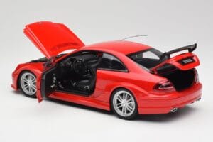 Mercedes CLK DTM AMG C209 Mars Rdeč Kyosho 1:18 08461R Kovina – slika 5 od 8