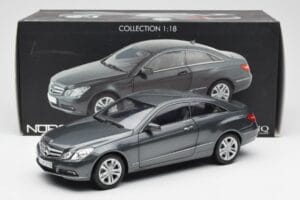Mercedes E500 C207 Coupe Tenoric Siv Norev 1:18 183540 Kovina – slika 8 od 8