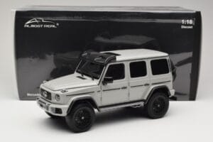 Mercedes G 63 AMG 4x4 Squared Arabian Grey Almost Real 1:18 820829 Kovina – slika 8 od 8