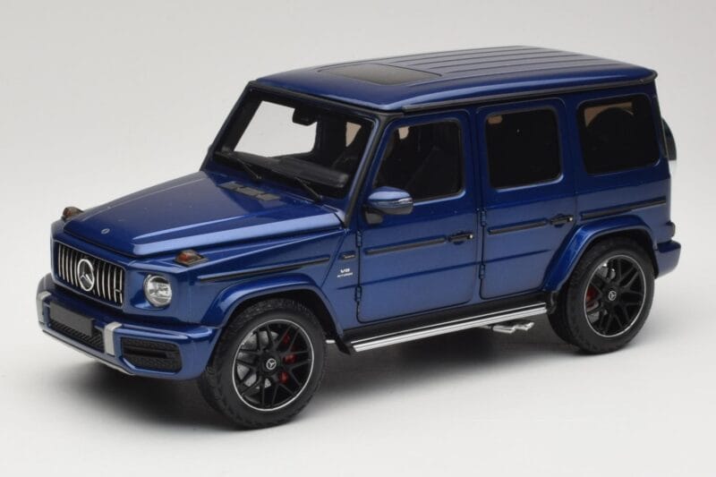 Mercedes G 63 AMG W463 Blue Metallic Minichamps 1:18 110037061 Kovina