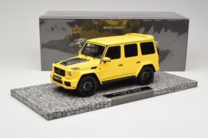 Mercedes Brabus 850 6.0 Widestar G63 W463 Electric Beam Yellow Minichamps 1:18 107032402 Kovina – slika 6 od 6