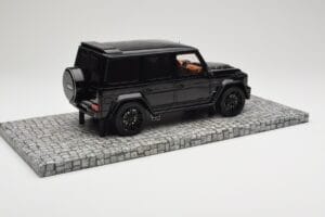 Mercedes Brabus 850 6.0 Widestar G63 W463 Obsidian Black Metallic Minichamps 1:18 107032400 Kovina – slika 2 od 6