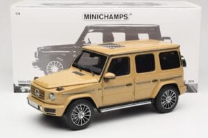Mercedes G-Class G 500 W463A Solarbeam Yellow Metallic Minichamps 1:18 113037108 Kovina – slika 8 od 8