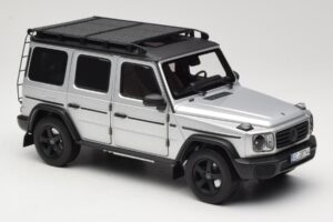 Mercedes G-Class W463 Iridium Silver Norev 1:18 183030 Kovina – slika 6 od 8