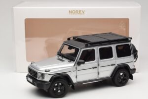 Mercedes G-Class W463 Iridium Silver Norev 1:18 183030 Kovina – slika 8 od 8