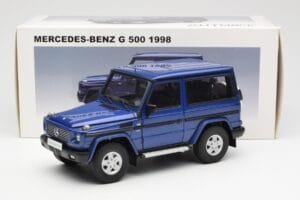 Mercedes G500 W463 SWB Modra AUTOart 1:18 76114 Kovina – slika 8 od 8