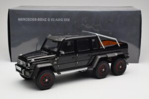 Mercedes AMG G63 W463 6x6 Gloss Črn AUTOart 1:18 76306 Kompozit – slika 8 od 8