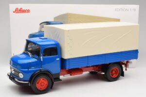 Mercedes L911 Modra Schuco 1:18 450044800 Kovina – slika 8 od 8