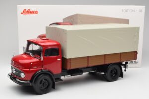 Mercedes L 911 Rdeč Schuco 1:18 450016400 Kovina – slika 8 od 8