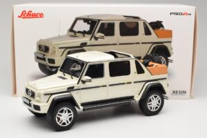 Mercedes Maybach G650 Landaulet W463 Bela Schuco 1:18 450017800 Kovina – slika 6 od 6