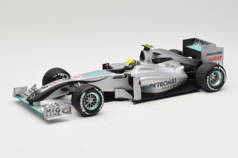 Mercedes MGP W01 #4 N. Rosberg Mercedes GP Showcar 2010 Minichamps 1:18 150100074 Kovina
