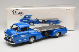 Mercedes Renntransporter Blaues Wunder iScale 1:18 118000000006-P1 Kovina – slika 6 od 6