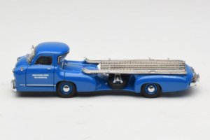Mercedes Renntransporter Blue Wonder CMC 1:43 M-036K Kovina – slika 4 od 8