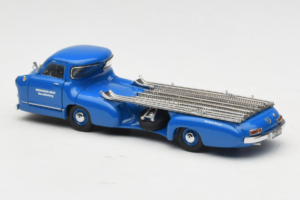 Mercedes Renntransporter Blue Wonder CMC 1:43 M-036K Kovina – slika 7 od 8