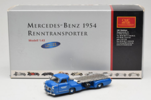 Mercedes Renntransporter Blue Wonder CMC 1:43 M-036K Kovina – slika 8 od 8