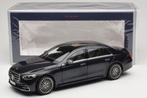 Mercedes S-Class W223 AMG Line Anthracite Blue Norev 1:18 183800 Kovina – slika 8 od 8