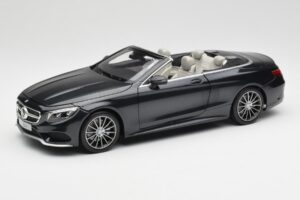 Mercedes S-Class Kabriolet A217 Magnetite Črn Metalik Norev 1:18 B66960354 Kovina
