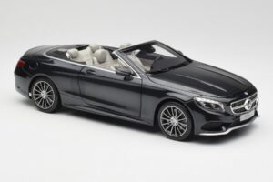 Mercedes S-Class Kabriolet A217 Magnetite Črn Metalik Norev 1:18 B66960354 Kovina – slika 6 od 8