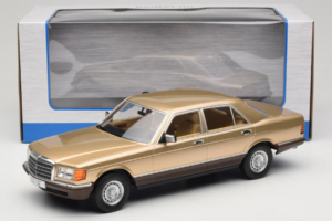 Mercedes S-Class W126 Metallic Beige MCG 1:18 MCG18548 Kovina – slika 6 od 6