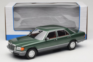 Mercedes S-Class W126 Metallic Green MCG 1:18 MCG18549 Kovina – slika 6 od 6