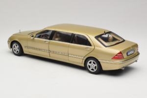 Mercedes S-Class W220 Pullman Gold Metallic Sun Star 1:18 4113 Kovina – slika 7 od 8