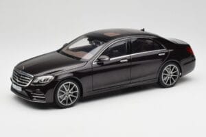 Mercedes S-Class W222 AMG Line Ruby Črn Metallic Norev 1:18 183483 Kovina