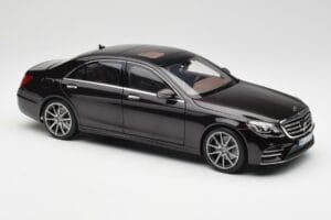 Mercedes S-Class W222 AMG Line Ruby Črn Metallic Norev 1:18 183483 Kovina – slika 6 od 8