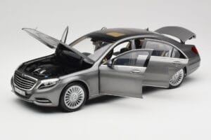 Mercedes S-Class W222 Grey Metallic Norev 1:18 183481 Kovina – slika 2 od 8