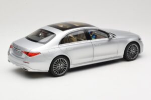 Mercedes S-Class W223 AMG Line Brilliant Silver Norev 1:18 183805 Kovina – slika 3 od 8
