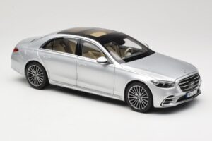 Mercedes S-Class W223 AMG Line Brilliant Silver Norev 1:18 183805 Kovina – slika 6 od 8
