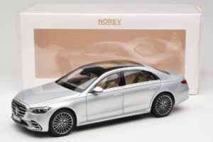 Mercedes S-Class W223 AMG Line Brilliant Silver Norev 1:18 183805 Kovina – slika 8 od 8