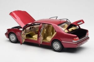 Mercedes S500 W140 Rdeč Metallic Norev 1:18 183579 Kovina – slika 5 od 8