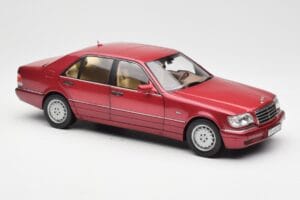 Mercedes S500 W140 Rdeč Metallic Norev 1:18 183579 Kovina – slika 6 od 8