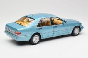 Mercedes S500 W140 Turkizna Metallic Norev 1:18 183561 Kovina – slika 3 od 8