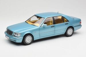 Mercedes S500 W140 Turkizna Metallic Norev 1:18 183561 Kovina