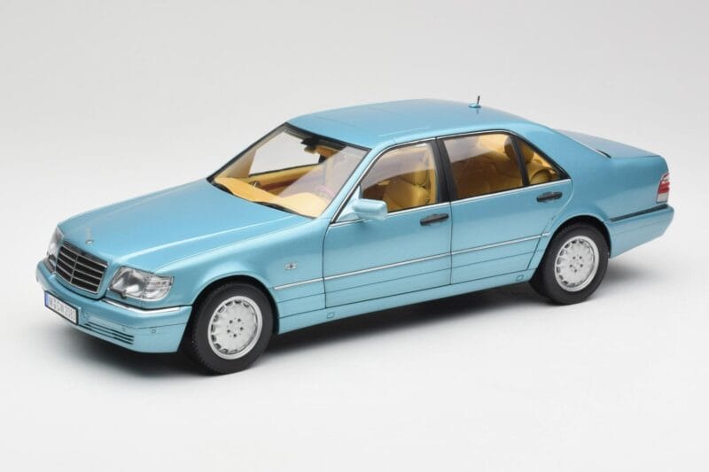 Mercedes S500 W140 Turkizna Metallic Norev 1:18 183561 Kovina