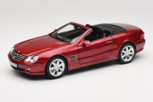 Mercedes SL 500 R230 Red Metallic Omejena Izdaja Norev 1:18 183841 Kovina