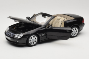 Mercedes SL R129 Črn Minichamps 1:18 B66962171 Kovina – slika 2 od 11