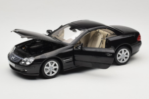 Mercedes SL R129 Črn Minichamps 1:18 B66962171 Kovina – slika 3 od 11