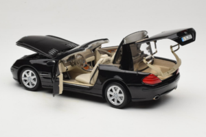 Mercedes SL R129 Črn Minichamps 1:18 B66962171 Kovina – slika 7 od 11