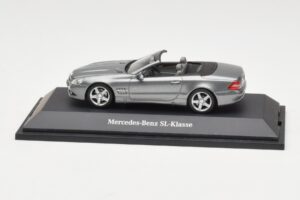 Mercedes SL R230 Palladium Silver Metallic Minichamps 1:43 B66962390 Kovina