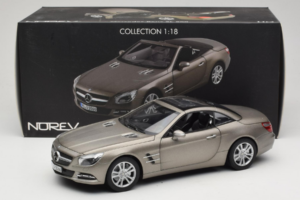 Mercedes SL500 R231 Dark Grey Matt Norev 1:18 183590 Kovina – slika 9 od 9