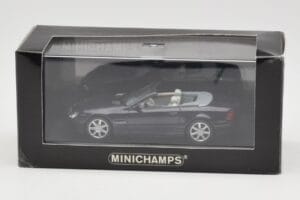 Mercedes SL500 R129 Dark Blue Metallic Minichamps 1:43 SL001 Kovina – slika 4 od 4