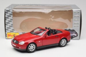 Mercedes SLK 230 R170 Rdeč Maisto 1:18 56023 Kovina – slika 9 od 9