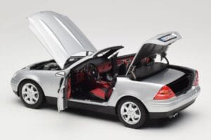 Mercedes SLK R170 Brilliant Silver Norev 1:18 183020 Kovina – slika 6 od 9